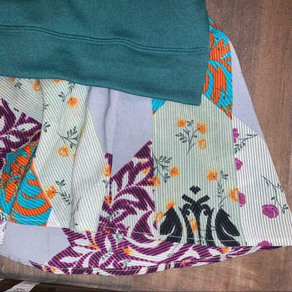 Anthropologie Little Yellow Button Peplum Tunic - Picture 5 of 8